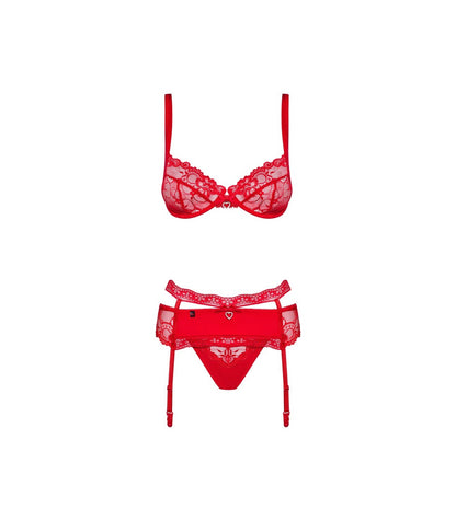 HEARTINA SET 3 PEZZI ROSSO L/XL