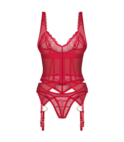 CORSETTO E PERIZOMA CUPIDE DESIR 2XL/3XL