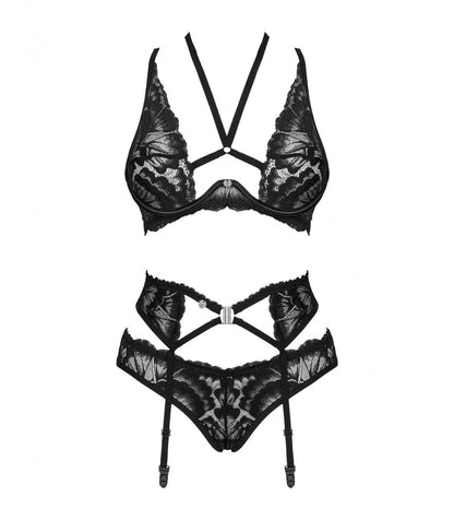 ALESSYA SET 3 PEZZI NERO XS/S