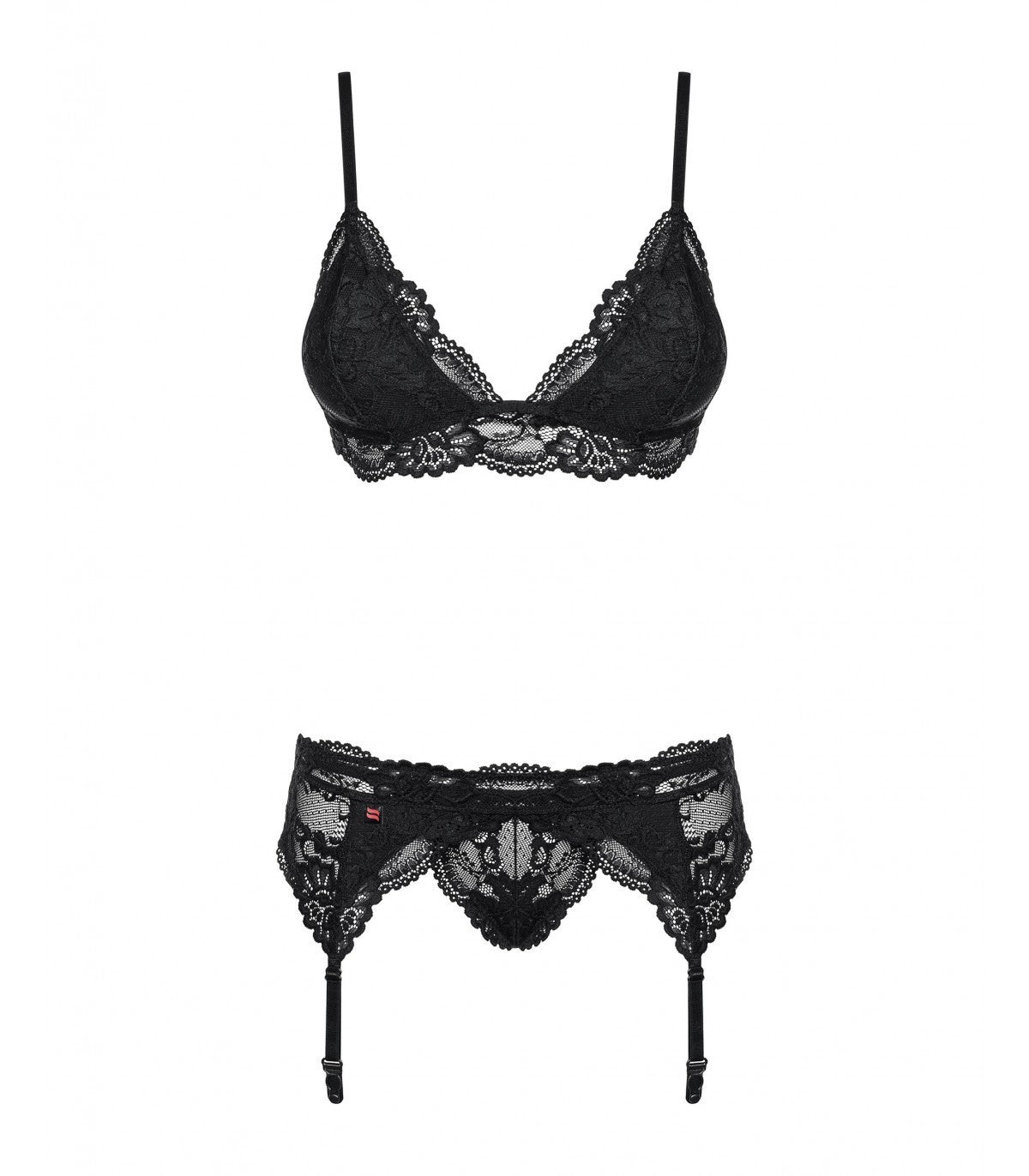 810-SEG-1 SET 3 PEZZI NERO S/M