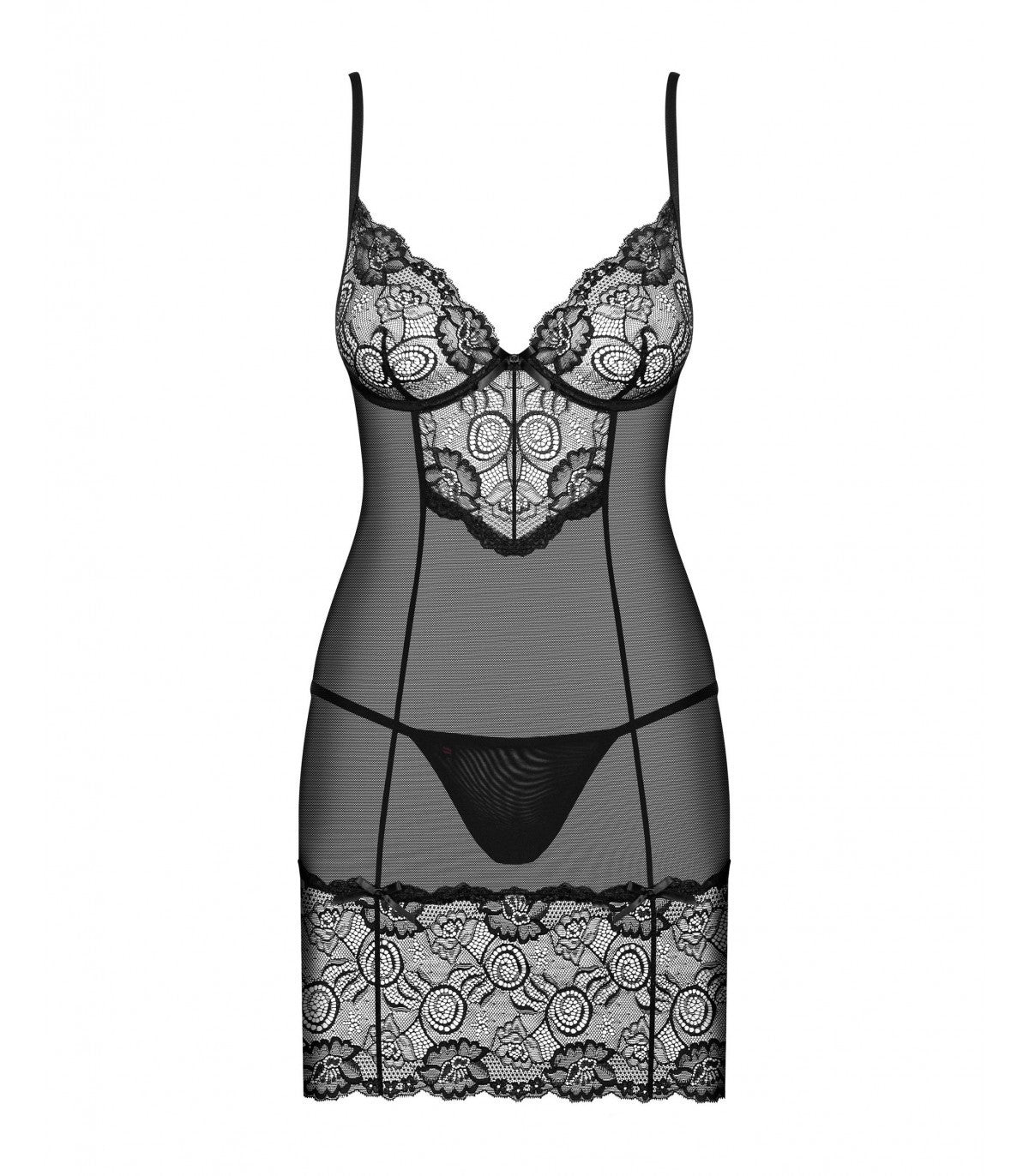 ALLURIA CHEMISE E PERIZOMA S/M
