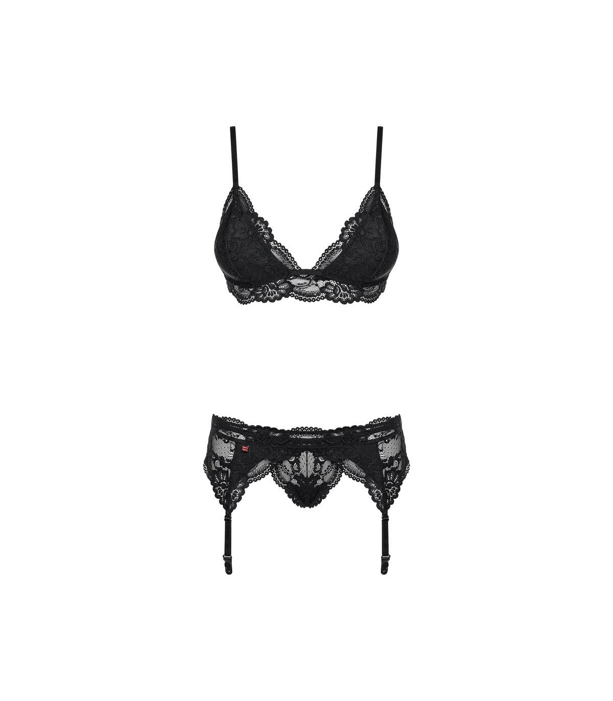 810-SEG-1 SET 3 PEZZI NERO L/XL