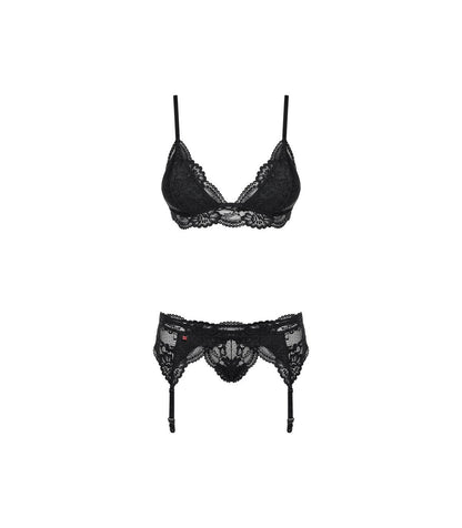 810-SEG-1 SET 3 PEZZI NERO L/XL