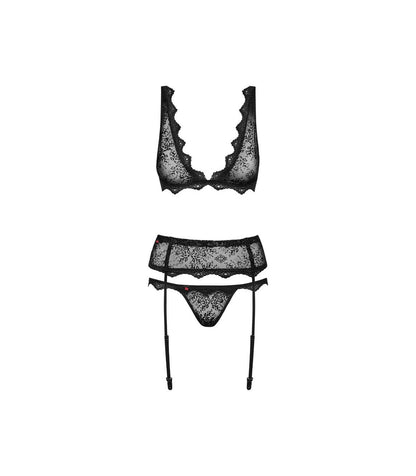 EMPERITA SET 3 PEZZI NERO L/XL