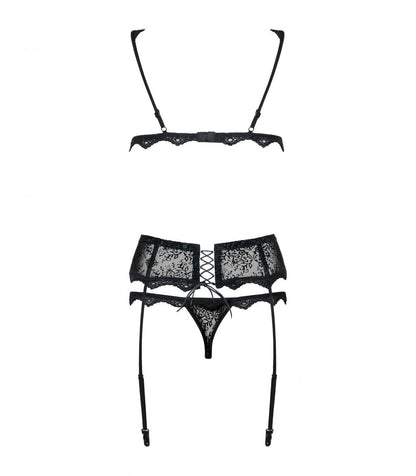 EMPERITA SET 3 PEZZI NERO L/XL