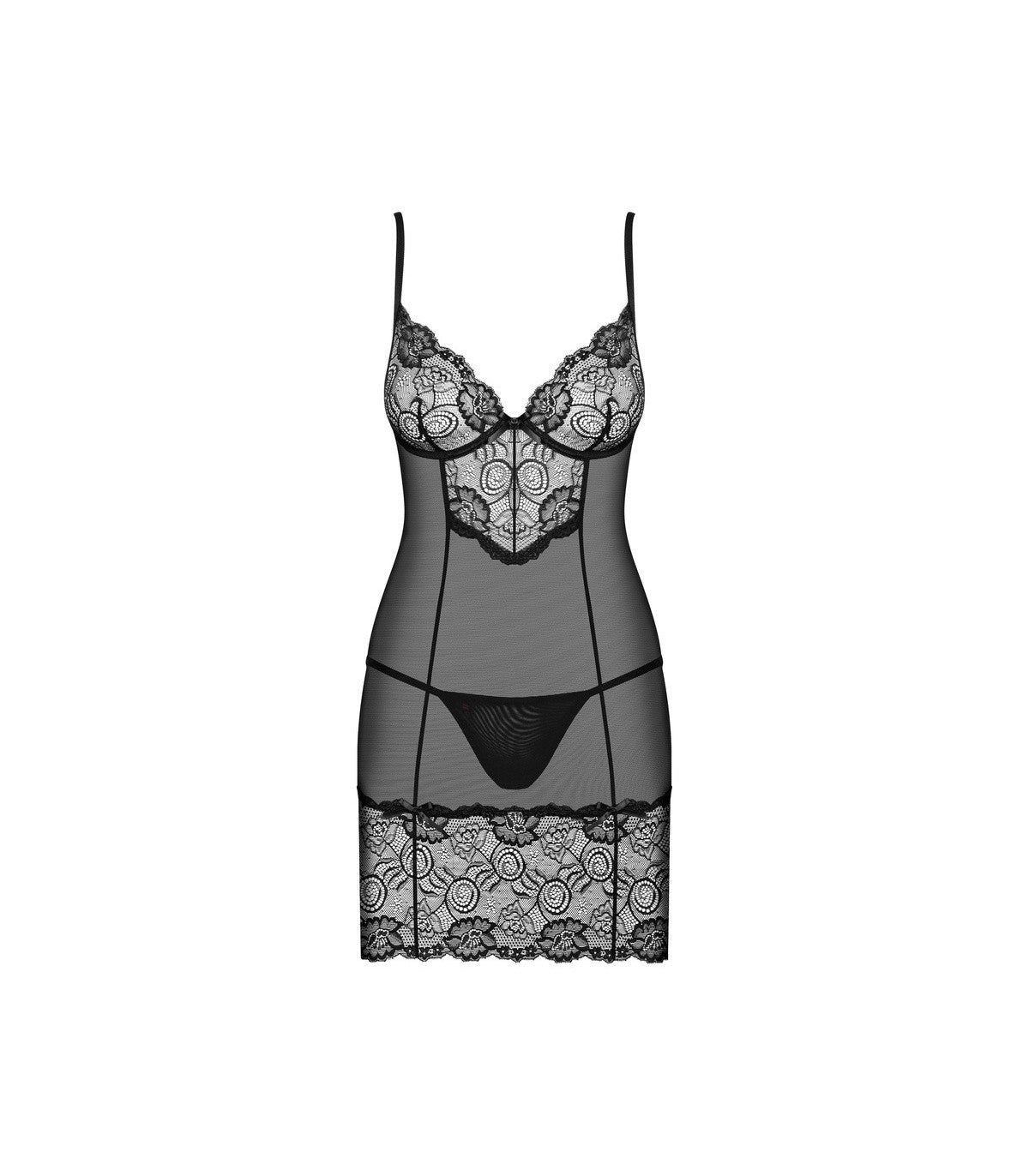 CHEMISE E PERIZOMA ALLURIA L/XL