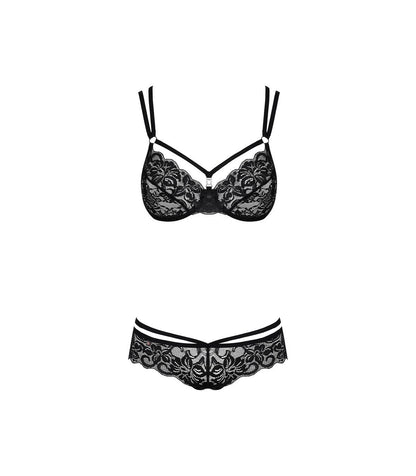860-SET-1 SET 2 PEZZI NERO S/M