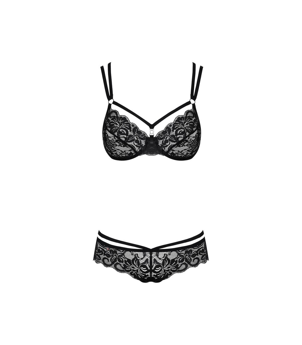 860-SET-1 SET 2 PEZZI NERO L/XL