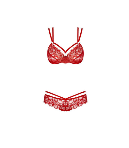 860-SET-3 SET 2 PEZZI ROSSO S/M