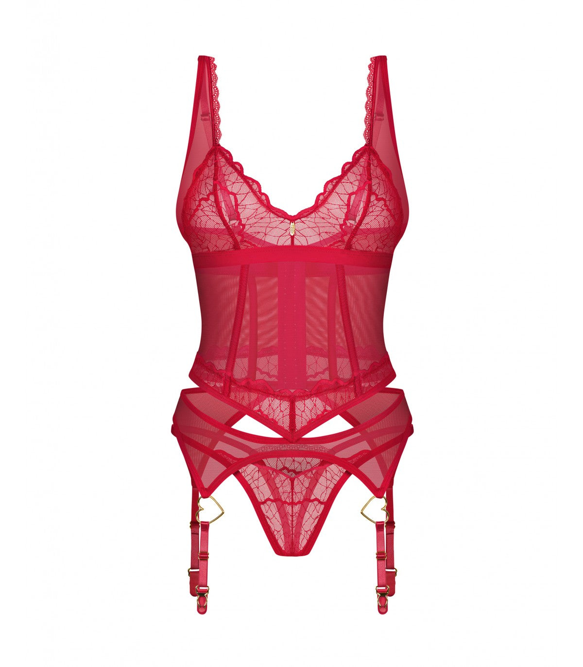 CORSETTO E PERIZOMA CUPIDE DESIR S/M