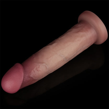 Dildo in silicone a doppio strato Sliding Skin Pro II da 9''