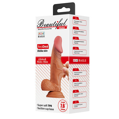 Bellissimo dildo Zebulon 7,6 " marrone