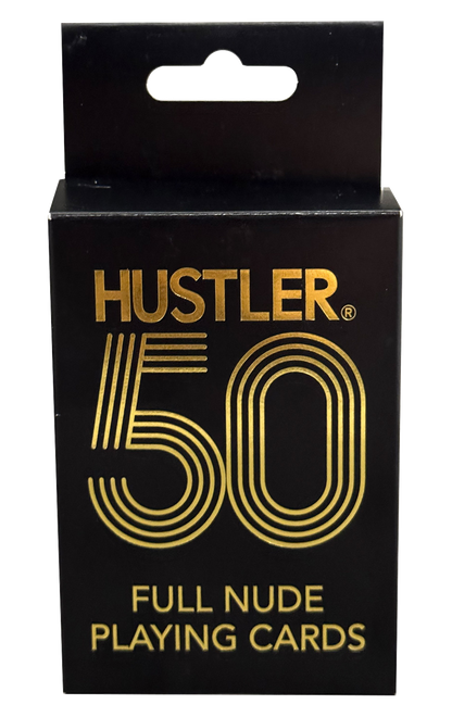 HUSTLER 50 CARTE DA GIOCO COMPLETAMENTE NUDE