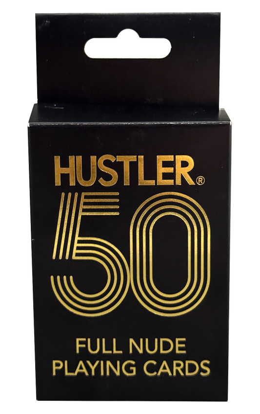 HUSTLER 50 CARTE DA GIOCO COMPLETAMENTE NUDE