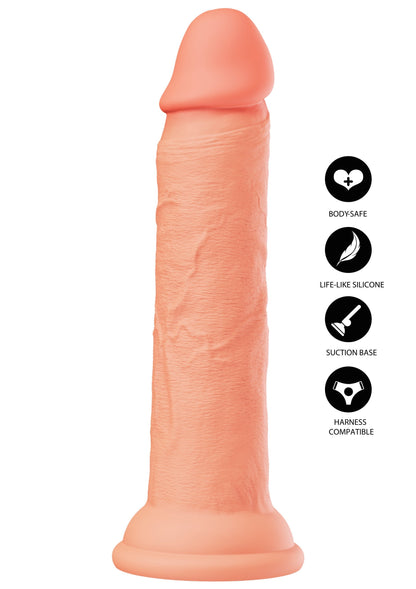 Realistico Dong in silicone liquido da 20,5 cm
