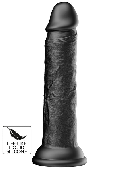 Dildo realistico in silicone liquido 17 cm nero