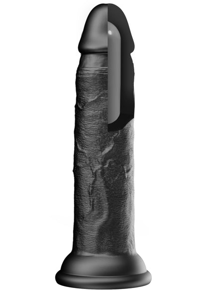 Dildo realistico in silicone liquido 17 cm nero