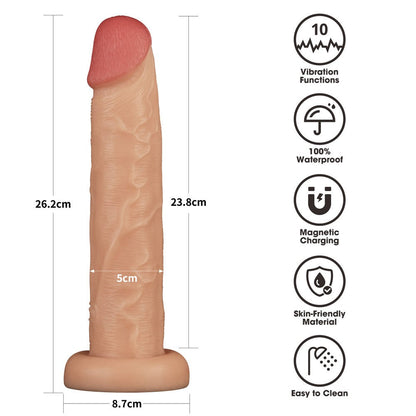 Pene vibrante da 10'' con potenza di base