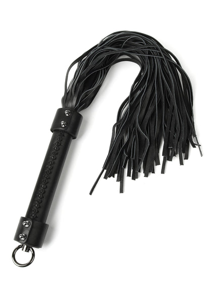 Frusta in vera pelle 55 cm nera