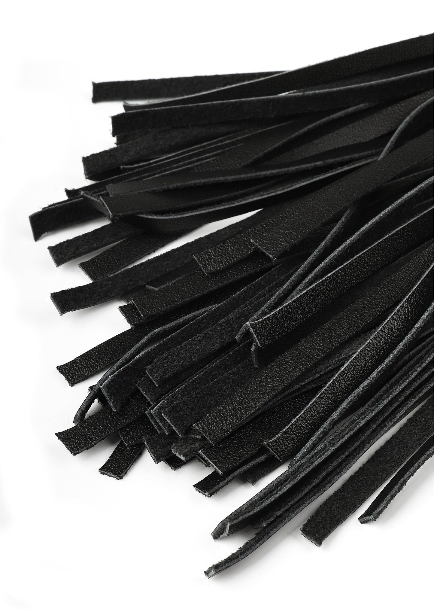 Frusta in vera pelle 55 cm nera