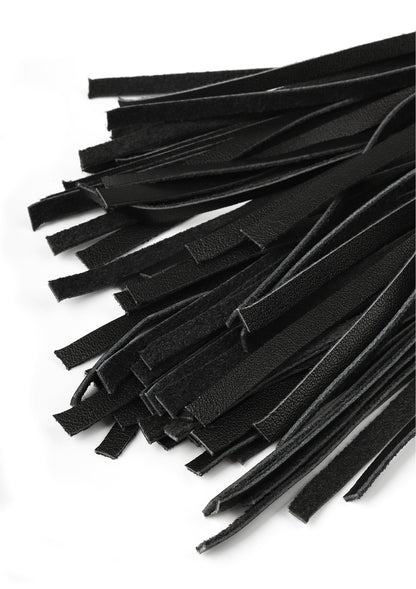 Frusta in vera pelle 55 cm nera
