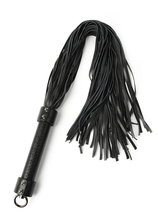 Frusta in vera pelle 75cm nera