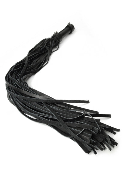 Frusta in vera pelle 75cm nera