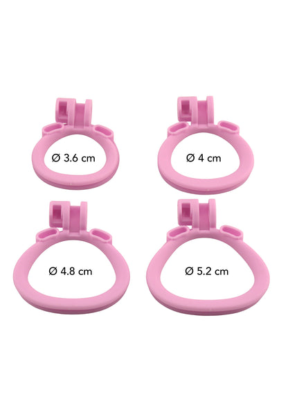 Gabbia per pene lunga rosa