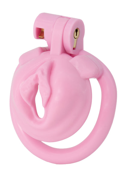 Sissy Trainer Cock Lock X-Short rosa