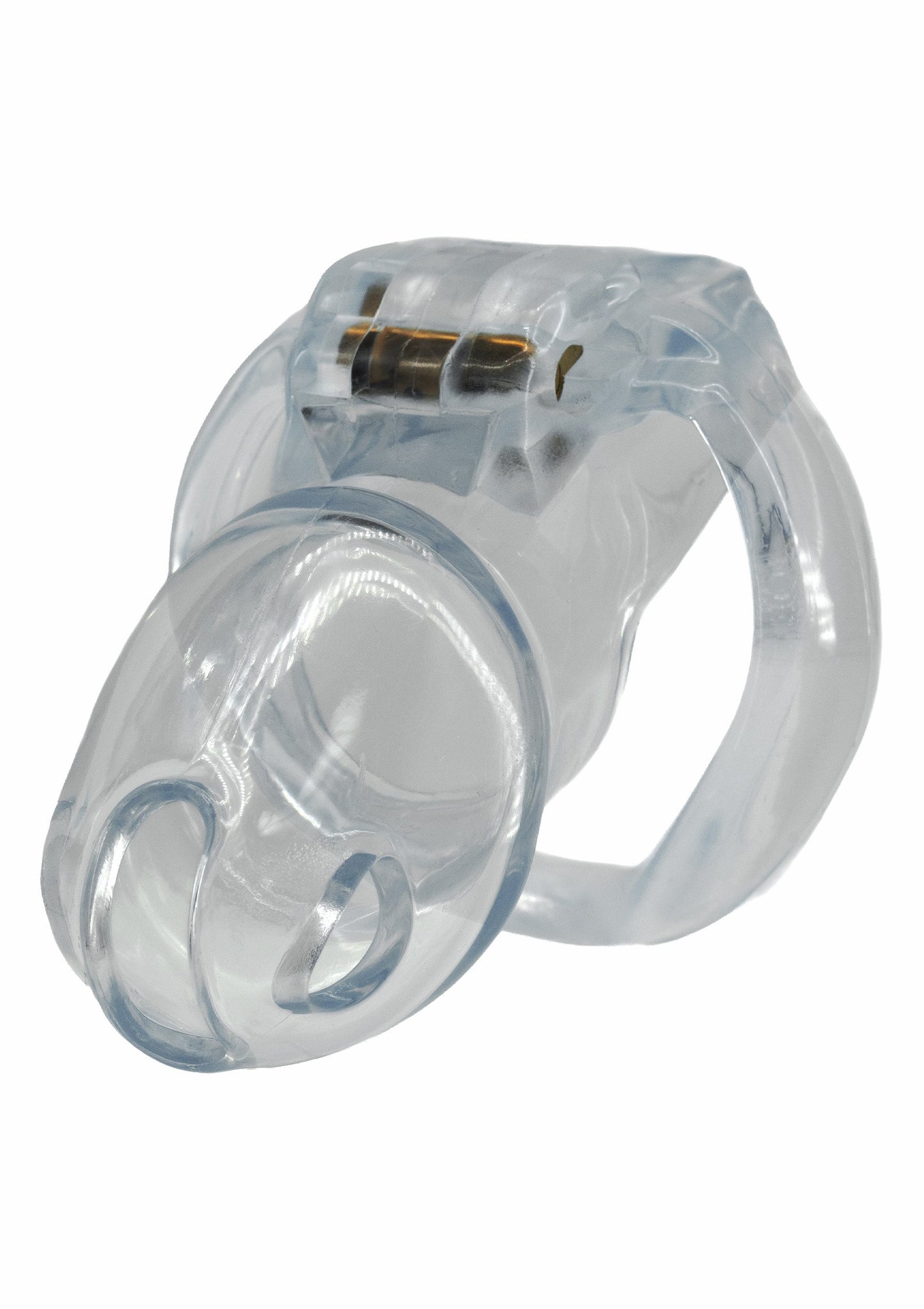 Gabbia per pene Clear Control lunga e trasparente