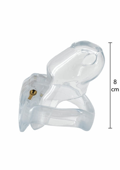 Gabbia per pene Clear Control Regular trasparente