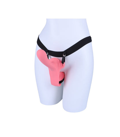 TWINY STRAP-ON DOPPIO IMBRACATURA VIBRANTE IN SILICONE LIQUIDO USB
