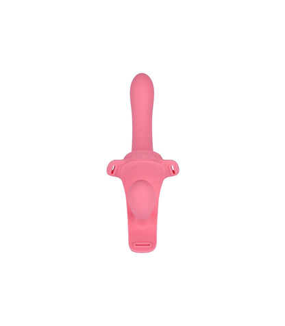 TWINY STRAP-ON DOPPIO IMBRACATURA VIBRANTE IN SILICONE LIQUIDO USB