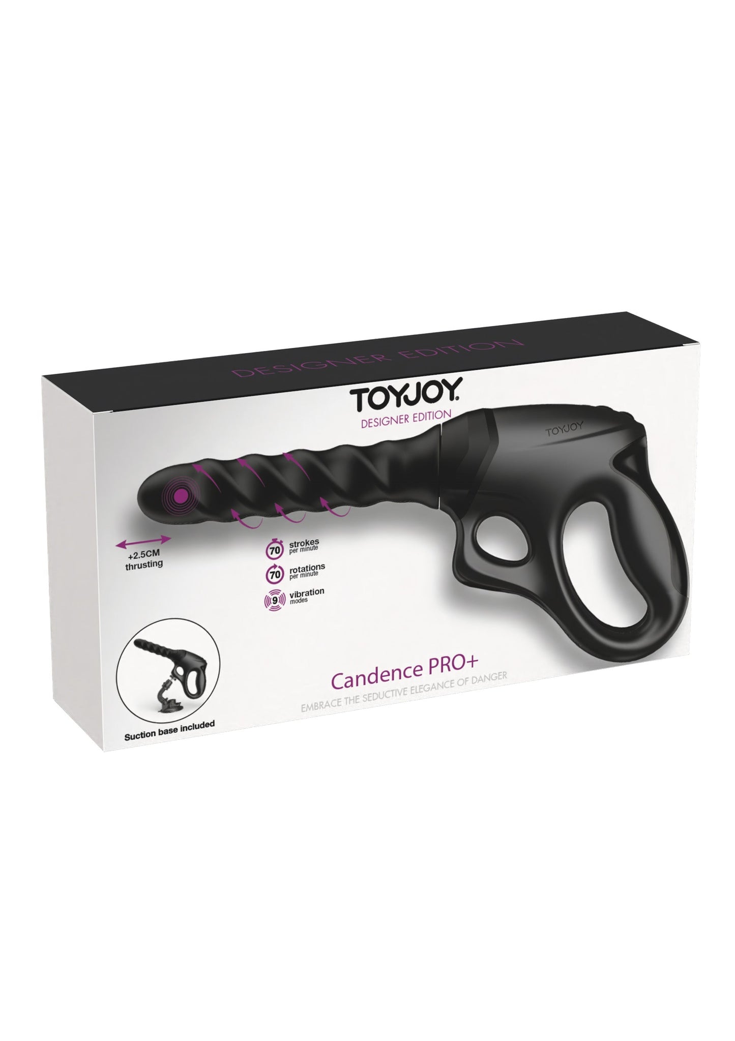 Vibratore a pistola Cadence PRO+ nero