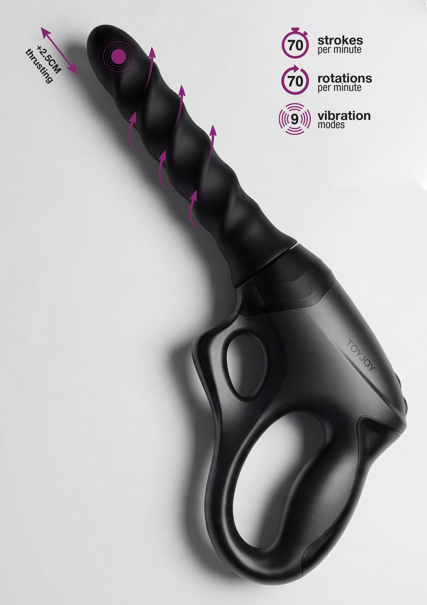 Vibratore a pistola Cadence PRO+ nero