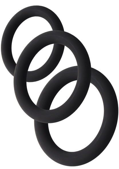 Stamina Starter C-Rings Set da 3 pezzi nero