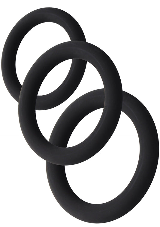 Stamina Starter C-Rings Set da 3 pezzi nero