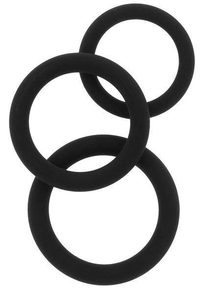 Stamina Starter C-Rings Set da 3 pezzi nero