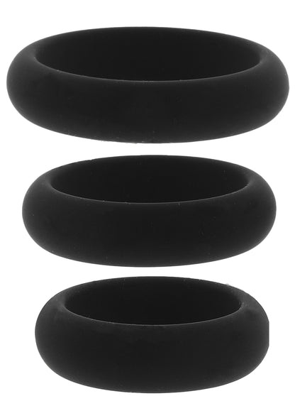 Stamina Premium C-Rings Set da 3 pezzi nero