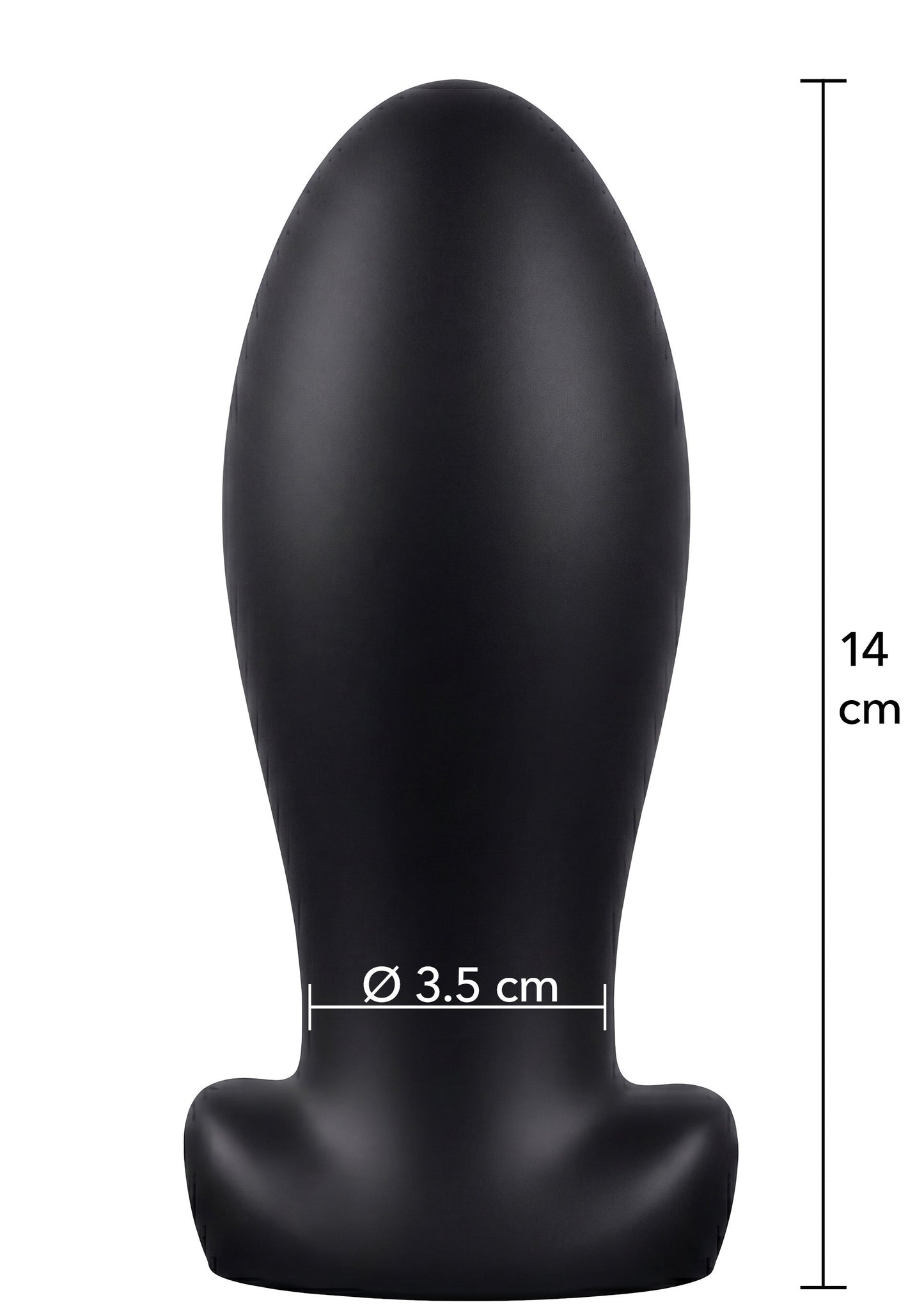 Plug anale pesante M nero