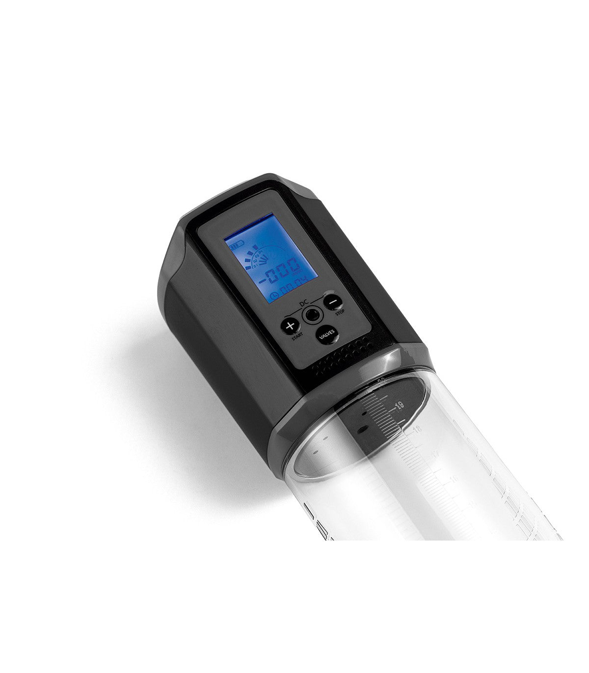 POMPA AUTOMATICA PER IL PENE CON VISUALIZZATORE USB NERO