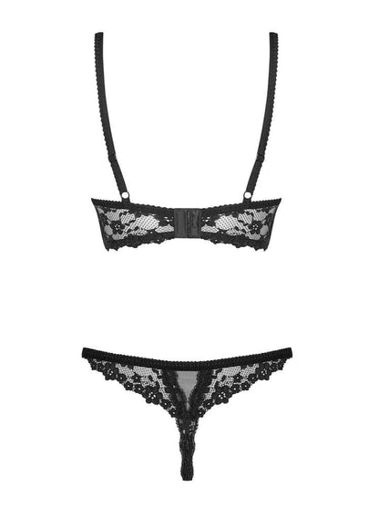 Letica 2 pezzi set senza coppe nero S/M