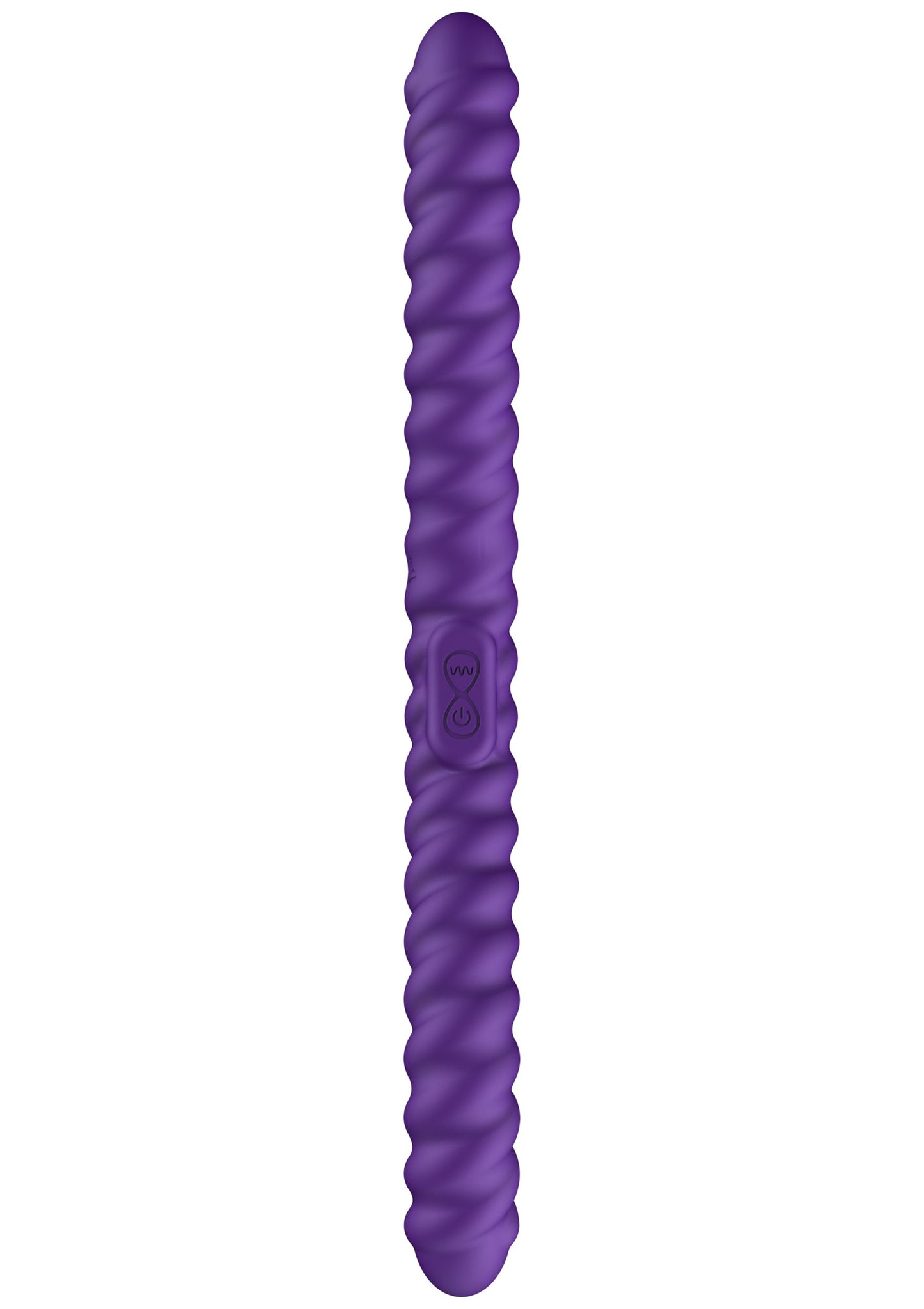 Vibratore flessibile a doppia faccia viola