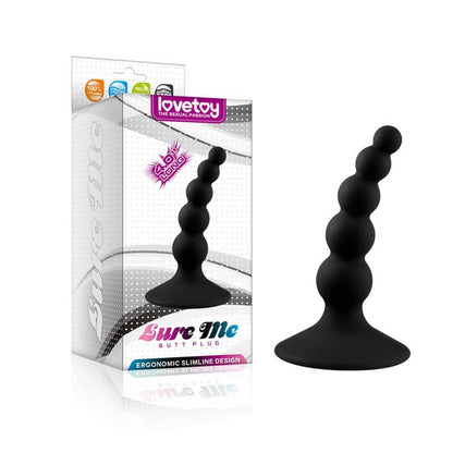 Lure Me Beaded Plug Anale Nero 1