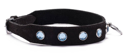 Collare di cristallo azzurro