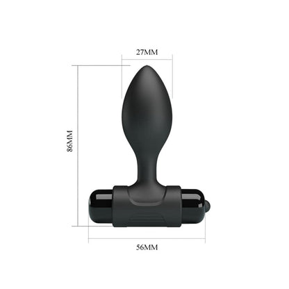 Pretty Love Vibra Butt Plug Nero