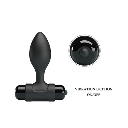 Pretty Love Vibra Butt Plug Nero