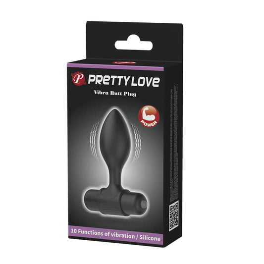 Pretty Love Vibra Butt Plug Nero