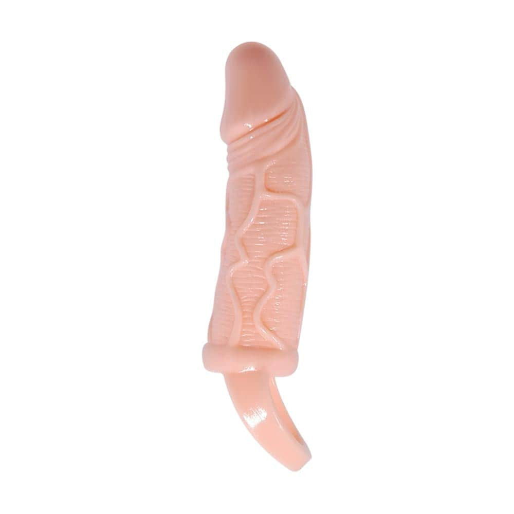Manicotto esteso per pene color carne
