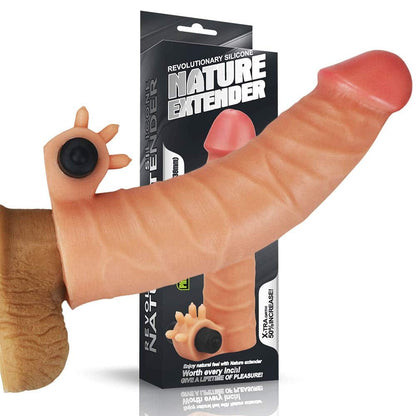 Aggiungi estensore vibrante in silicone da 1,5"